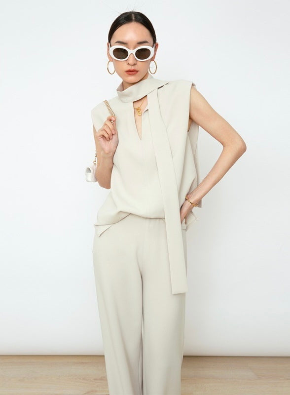 高级通勤V领两件套 Advanced V-neck Two-Piece Suit