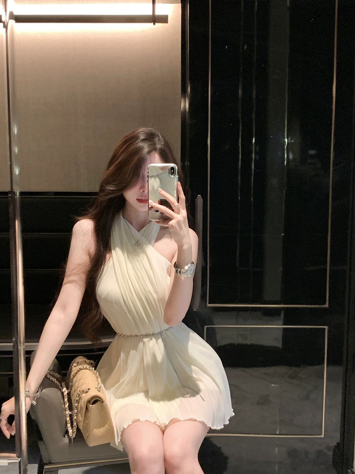 静谧梦境 夏装性感气质交叉连衣裙 Summer Sexy & Elegant Cross-Front Dress