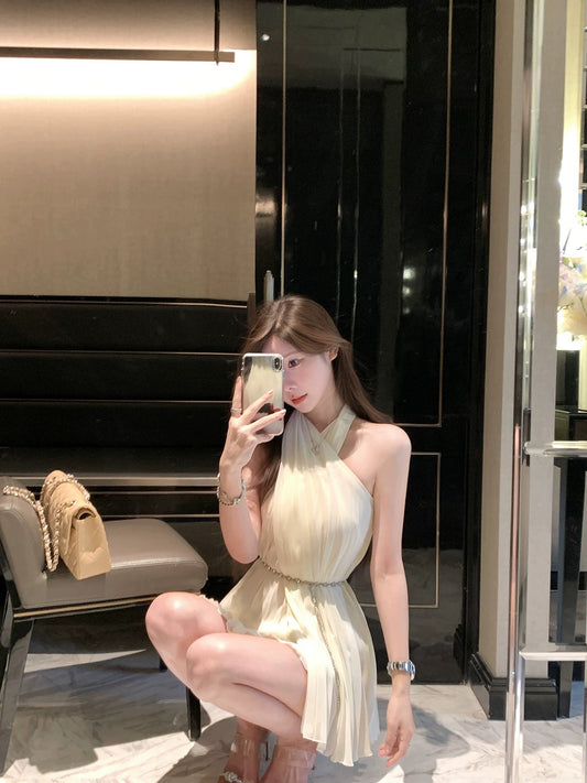 静谧梦境 夏装性感气质交叉连衣裙 Summer Sexy & Elegant Cross-Front Dress