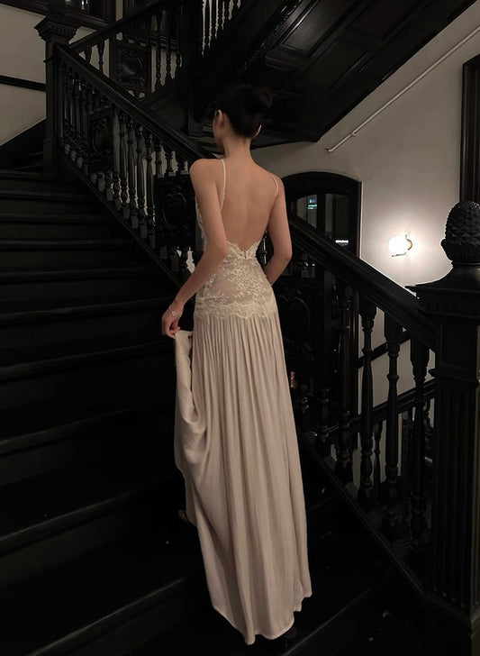 蕾雅歌舞 气质名媛露背连衣裙 Leia Dance Elegant Socialite Backless Dress