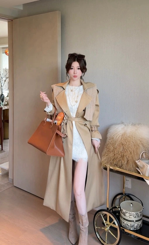 伊贝蒂套装 气质蕾丝上衣+短裙套装 Ebetti Set – Elegant Lace Top and Mini Skirt Outfit