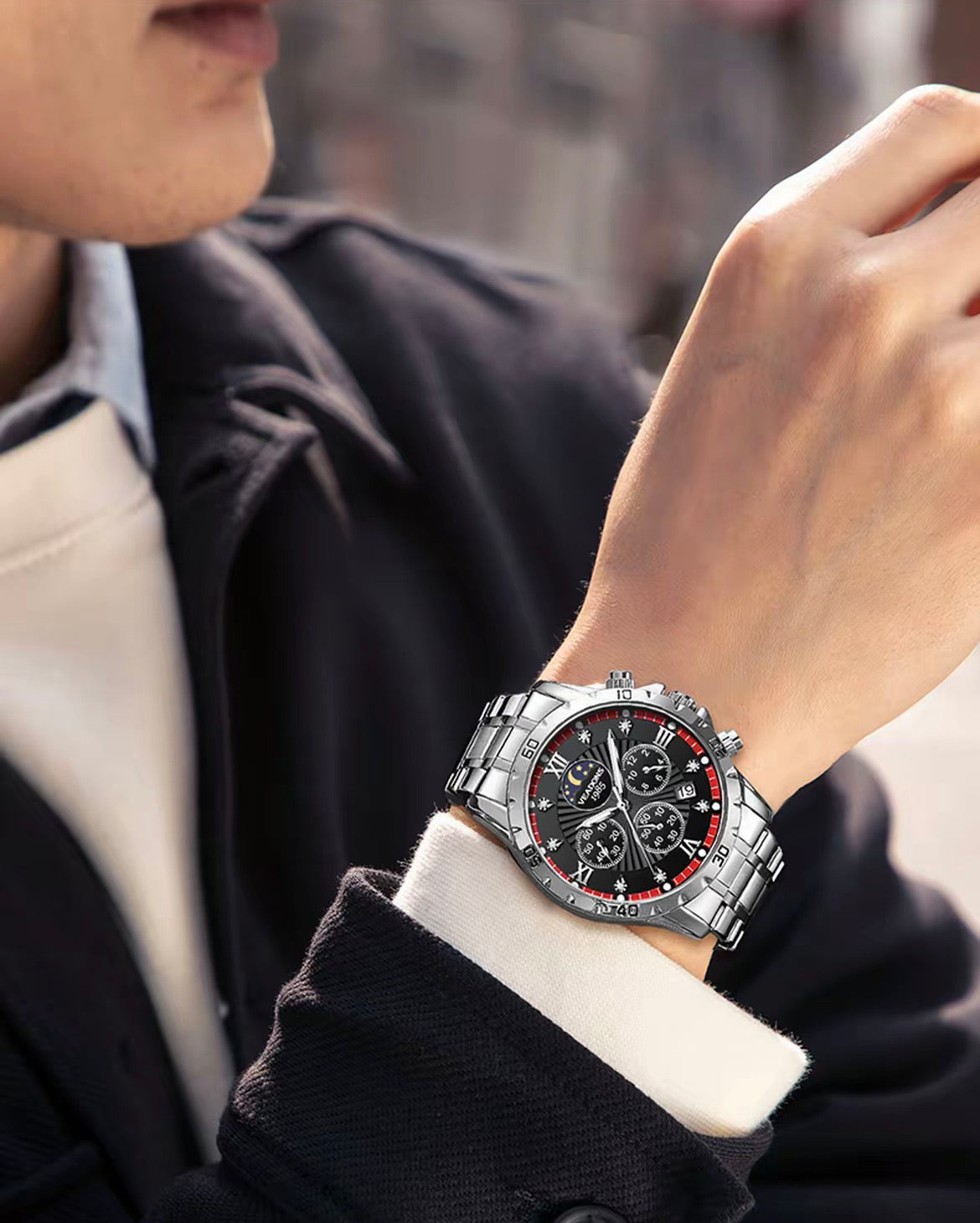 ChronoVow HexaDial Multi-Function Men’s Watch