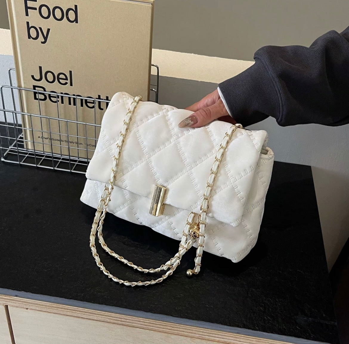 Miro Seoul Bar-Clasp Shoulder & Crossbody Bag