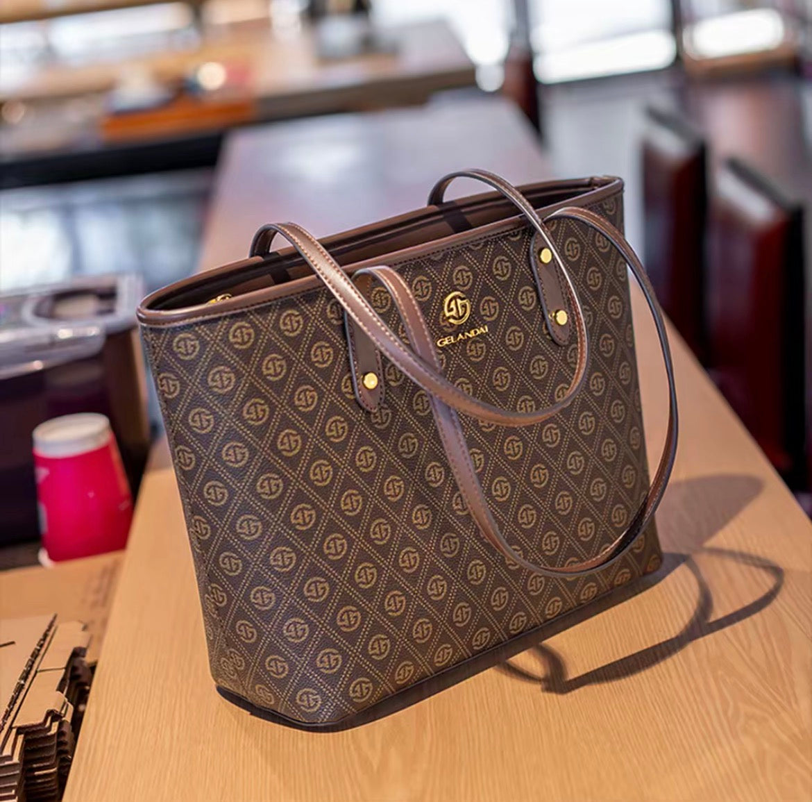 Gelanda All-match Printed Large Tote Bag