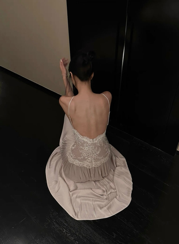 蕾雅歌舞 气质名媛露背连衣裙 Leia Dance Elegant Socialite Backless Dress