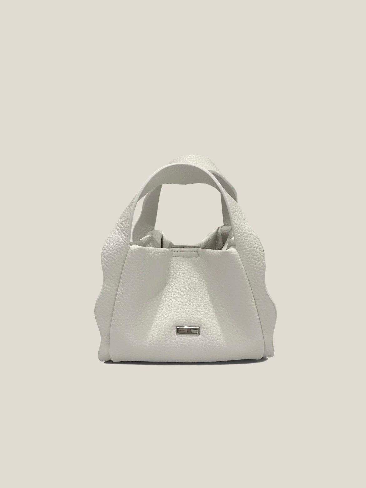 Poetic Cloud Soft Leather Bucket Bag