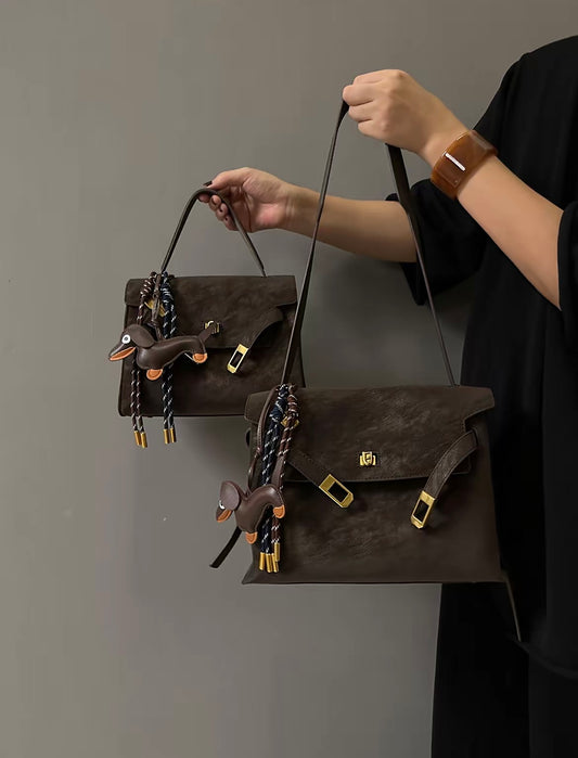 The Artisan Work-Tote Vintage Patina Leather Multi-Way Bag