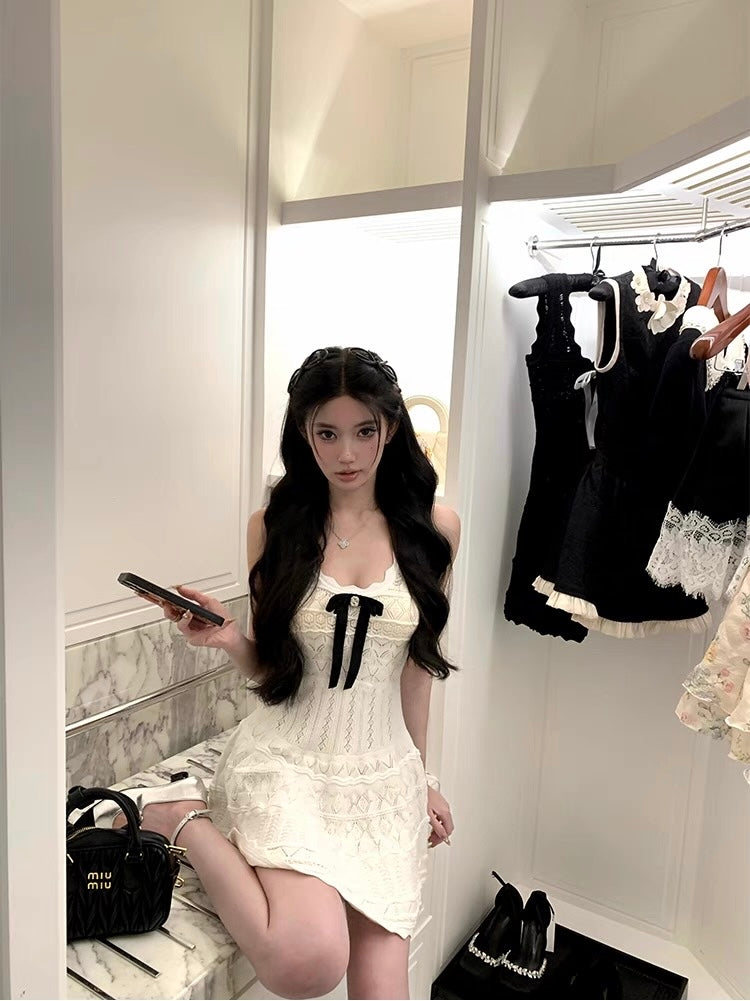蝴蝶千金 夏款针织吊带裙 Butterfly Princess Summer Knit Camisole Dress