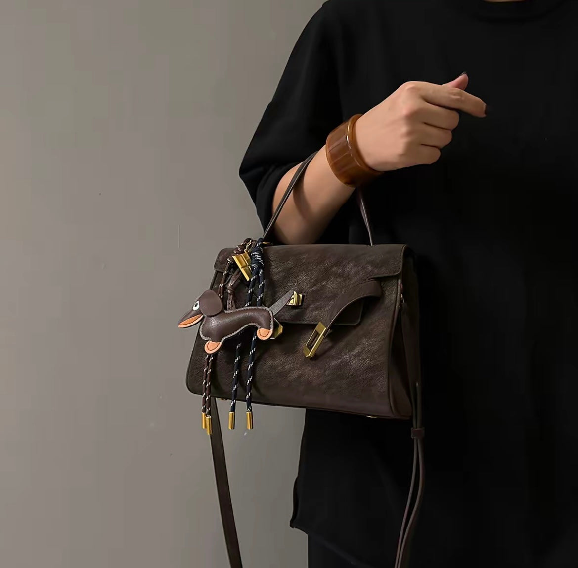 The Artisan Work-Tote Vintage Patina Leather Multi-Way Bag