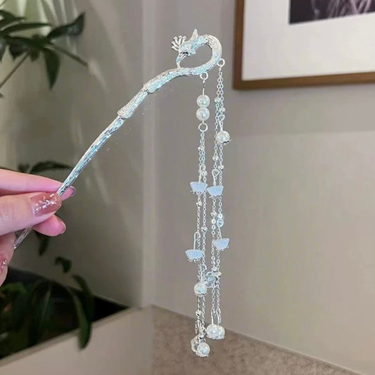 Last Kisså¤é£ę°äøå¼ę„ęē°Ŗåęč¢åé„° Ancient Style Tassel Hairpin