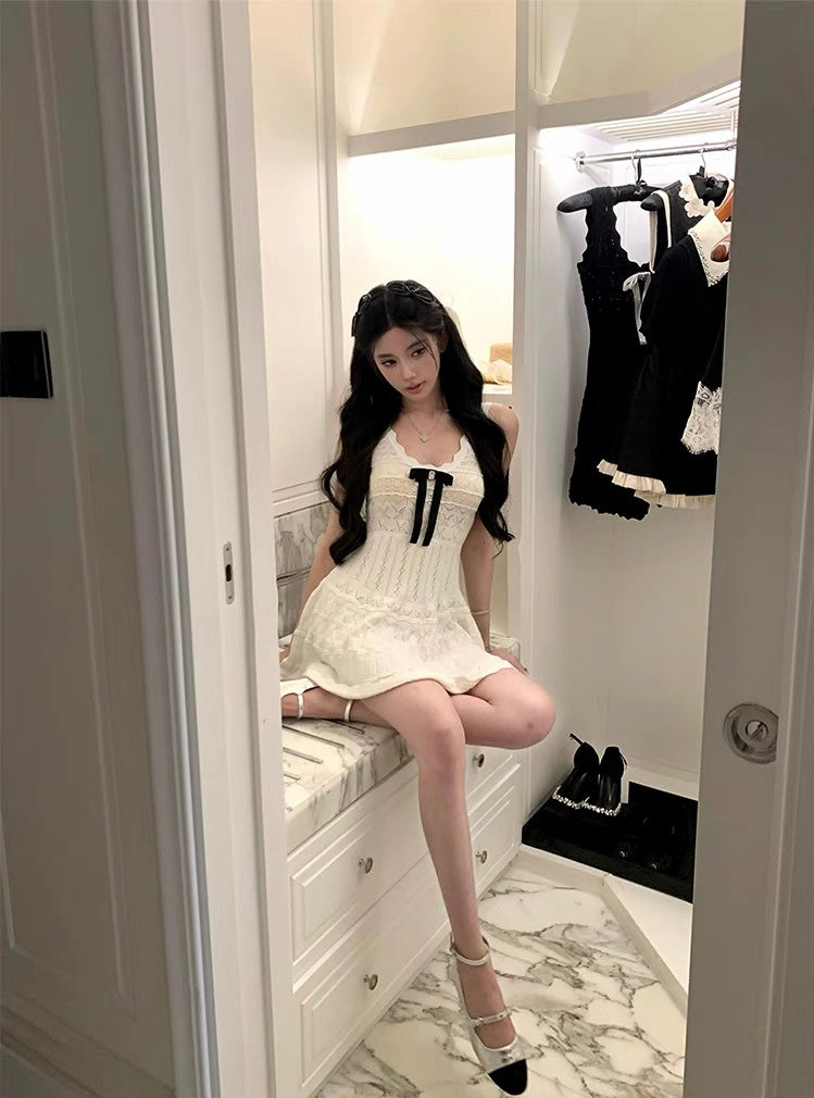 蝴蝶千金 夏款针织吊带裙 Butterfly Princess Summer Knit Camisole Dress