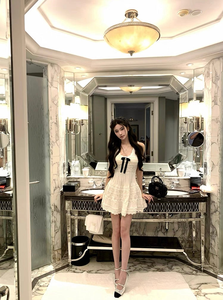蝴蝶千金 夏款针织吊带裙 Butterfly Princess Summer Knit Camisole Dress