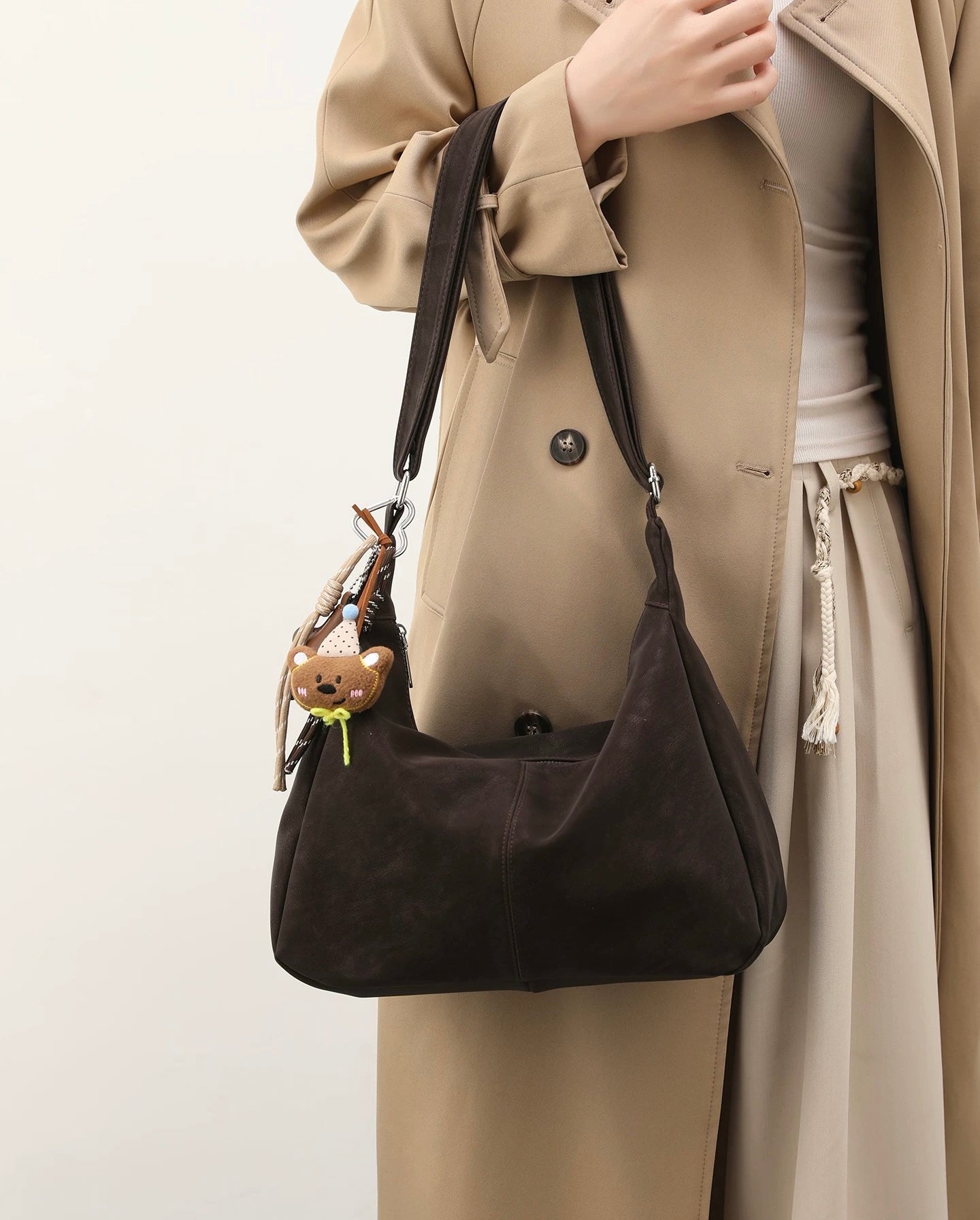 Plumette Bag - Everyday Vintage Suede Carryall Tote