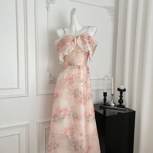 晨曦沁芳 气质浪漫碎花连衣裙 Morning Dew Floral Dress – Elegant & Romantic Style