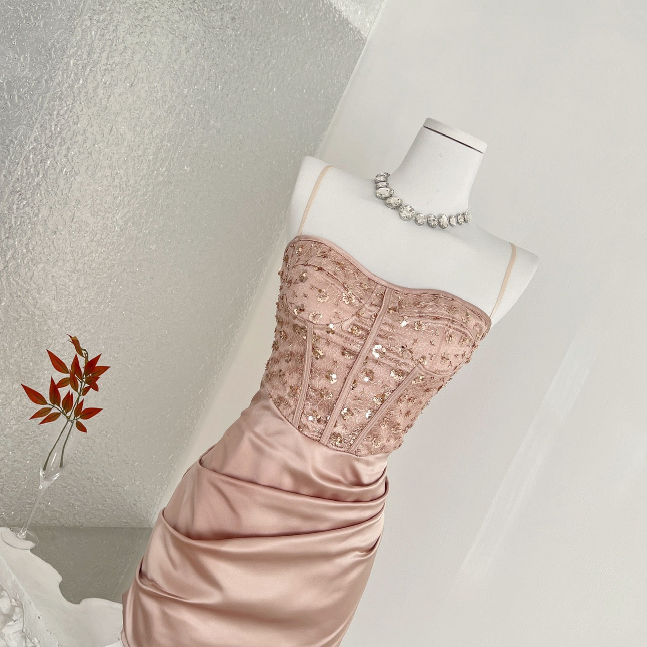法贵公主 抹胸性感拼接宴会连衣裙 Princess de Luxe Strapless Sexy Panelled Evening Dress