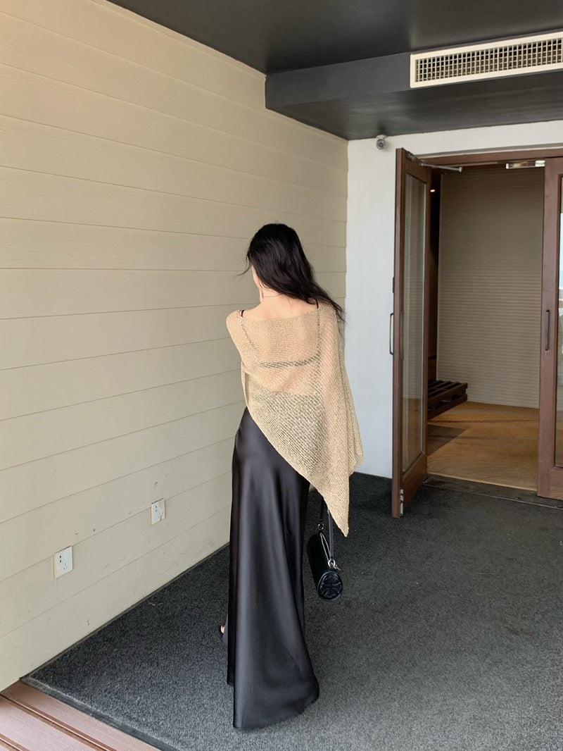 金色诱惑 一片式多种穿法披肩上衣 Golden Temptation One-Piece Convertible Wrap Top
