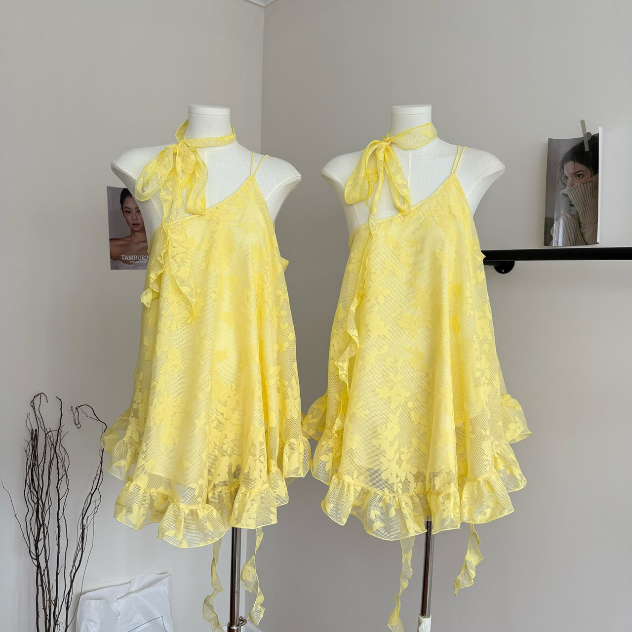 夏日多巴胺 荷叶露背度假连衣裙 Dopamine Summer Ruffled Backless Vacation Dress