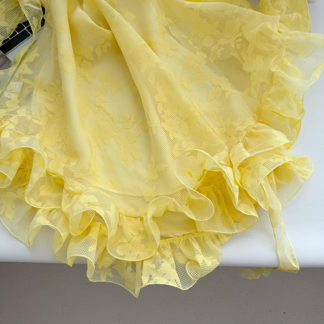 夏日多巴胺 荷叶露背度假连衣裙 Dopamine Summer Ruffled Backless Vacation Dress
