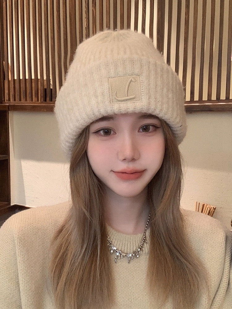 雪花秘籍 秋冬粗毛保暖堆堆帽 Snowflake Secret Winter Thick Knit Warm Slouchy Beanie