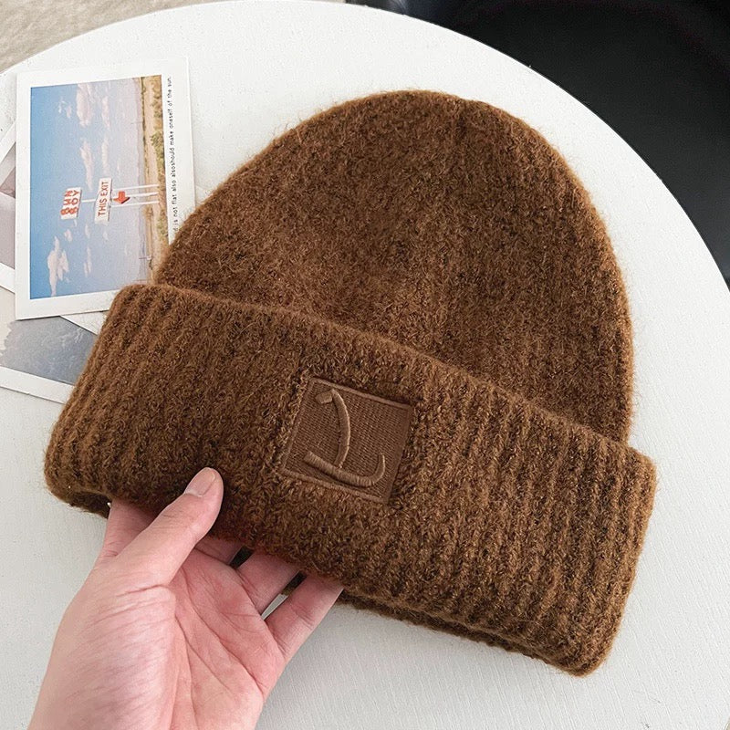 雪花秘籍 秋冬粗毛保暖堆堆帽 Snowflake Secret Winter Thick Knit Warm Slouchy Beanie