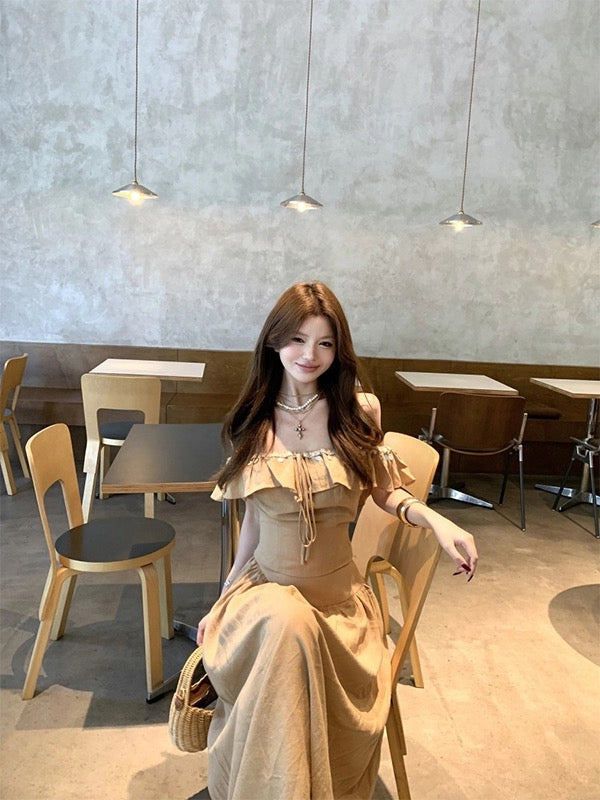 你是我的菜 荷叶边显瘦半身裙套装 You’re My Type Ruffled Slimming Skirt Set