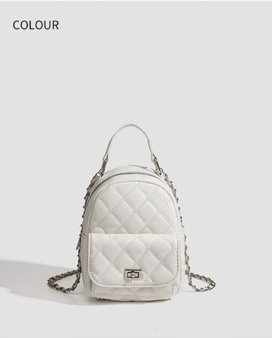Mini Channnnel Bag – Quilted Mini Versatile Backpack
