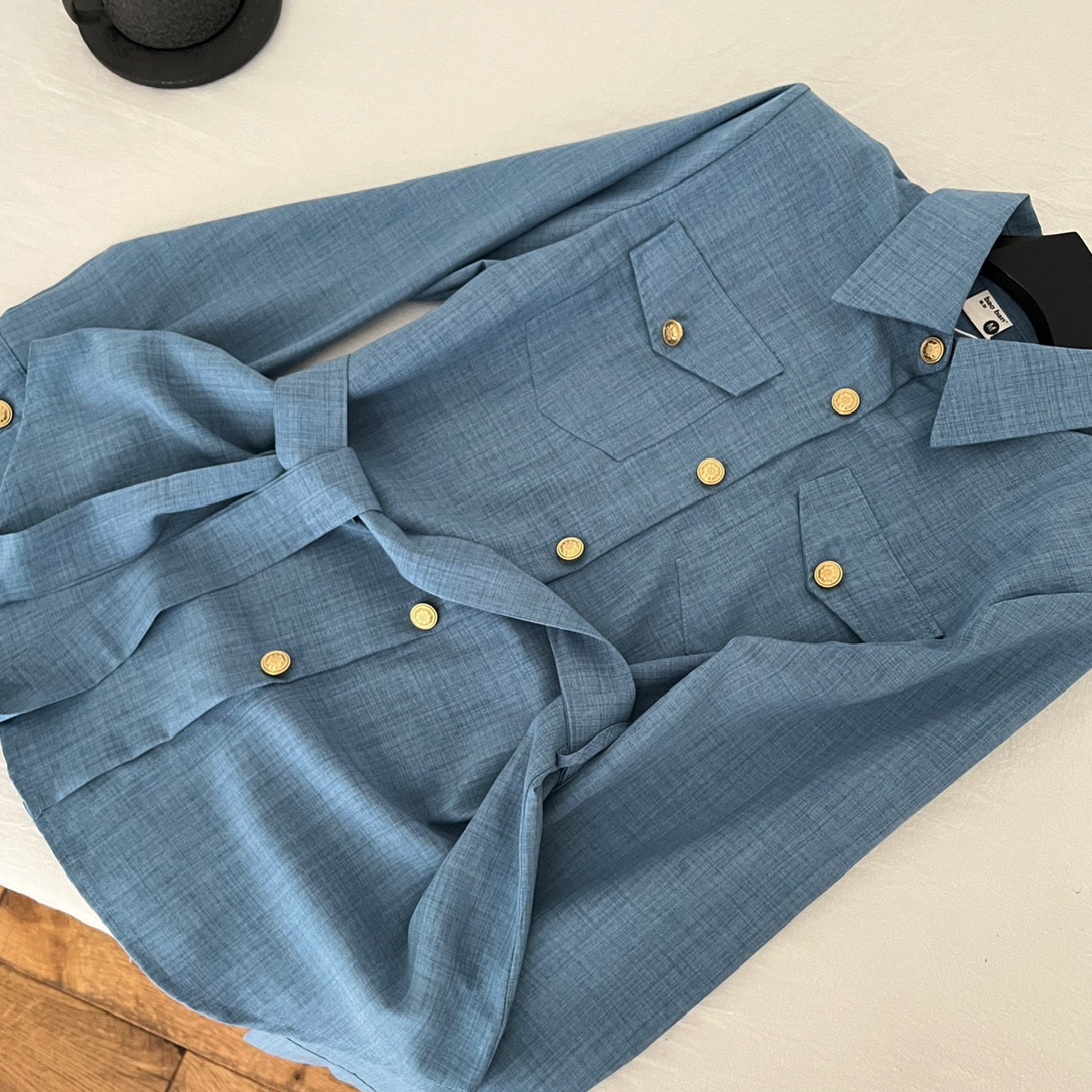 氧气贵女 老钱风设计感长袖衬衫套装 Fresh and Elegant Old Money Style Long-Sleeve Shirt Set