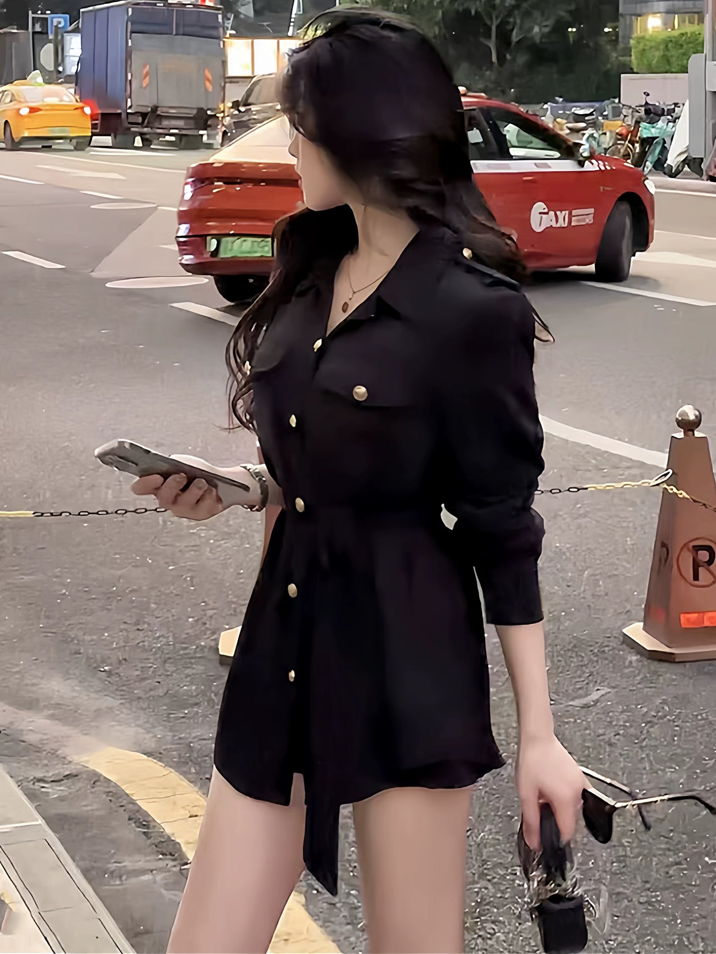 氧气贵女 老钱风设计感长袖衬衫套装 Fresh and Elegant Old Money Style Long-Sleeve Shirt Set