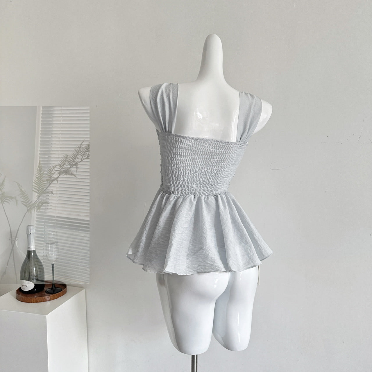 星河派对 气质雪纺镶钻上衣 Galaxy Party Elegant Chiffon Rhinestone Blouse