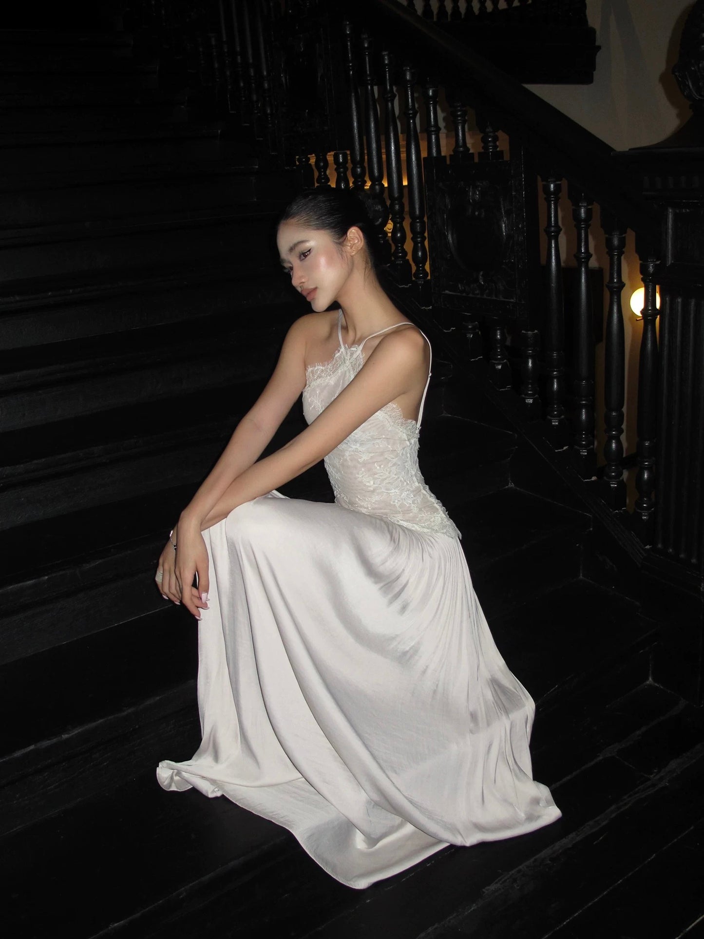 蕾雅歌舞 气质名媛露背连衣裙 Leia Dance Elegant Socialite Backless Dress
