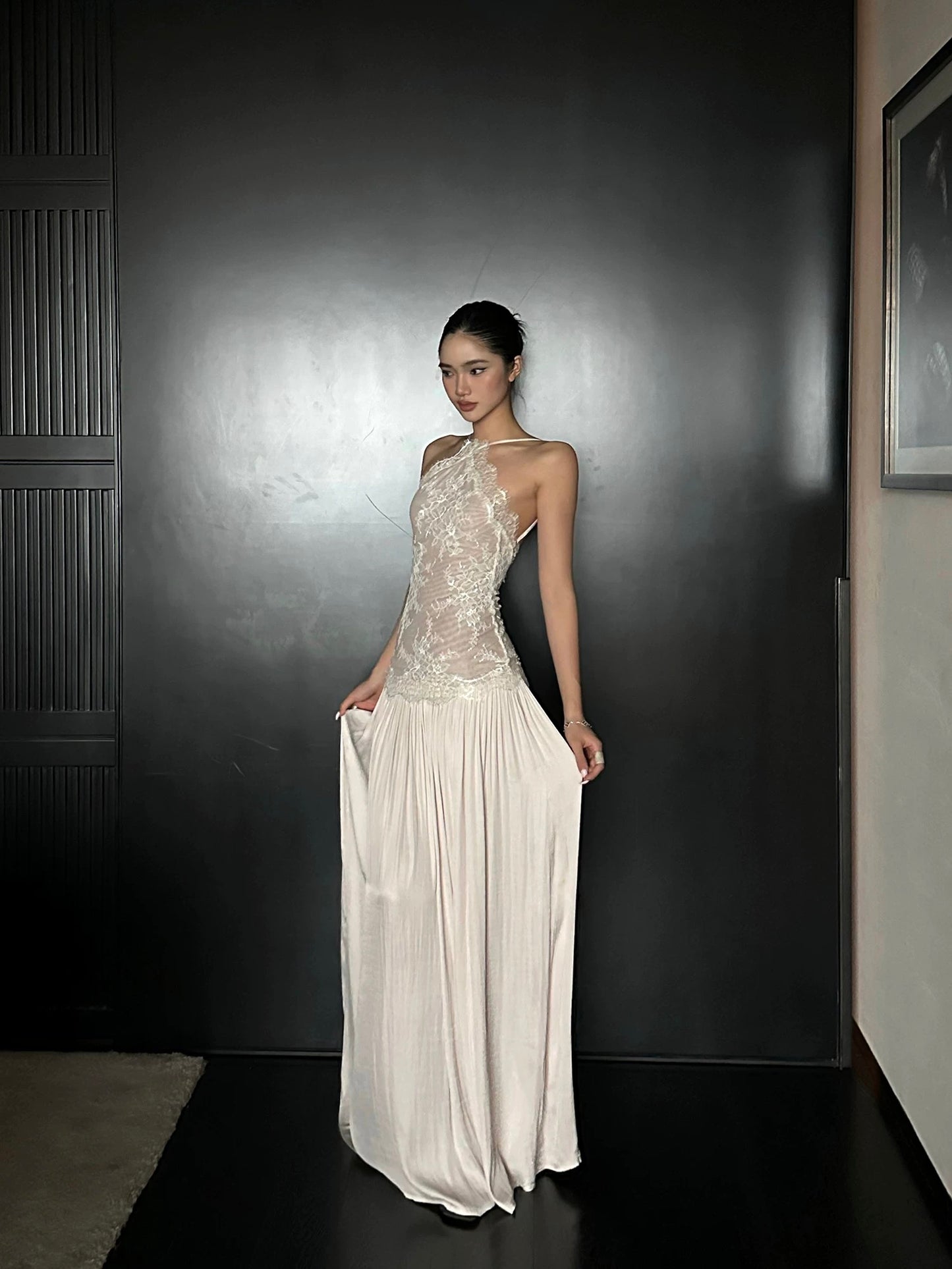 蕾雅歌舞 气质名媛露背连衣裙 Leia Dance Elegant Socialite Backless Dress