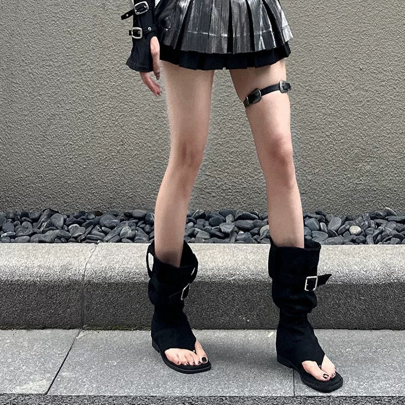 辣妹很忙 复古露背款牛仔套装 Hot Girl On the Go – Vintage Backless Denim Set