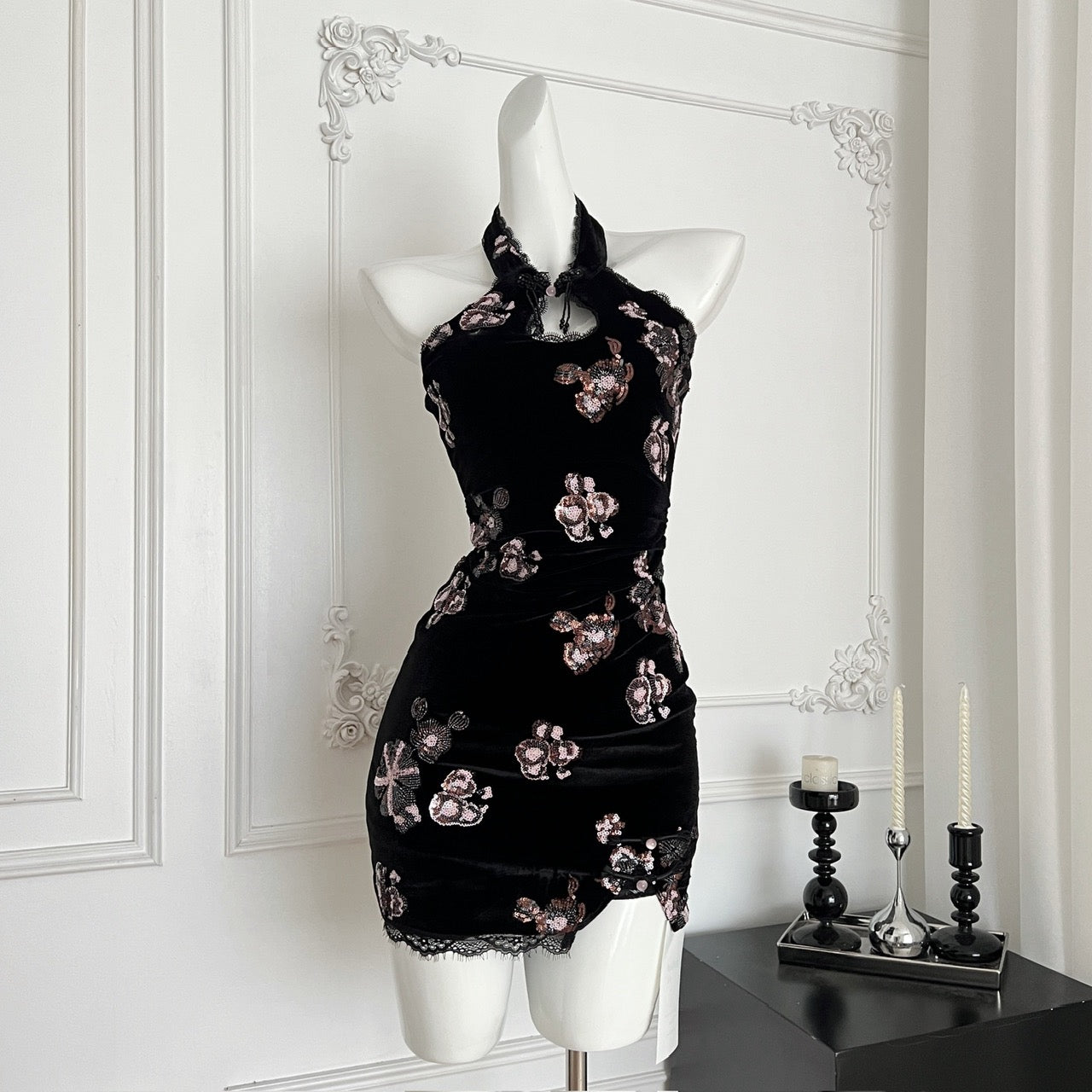军阀太太 新中式旗袍连衣裙➕开衫 Warlord’s Lady – New Chinese Style Qipao Dress with Cardigan