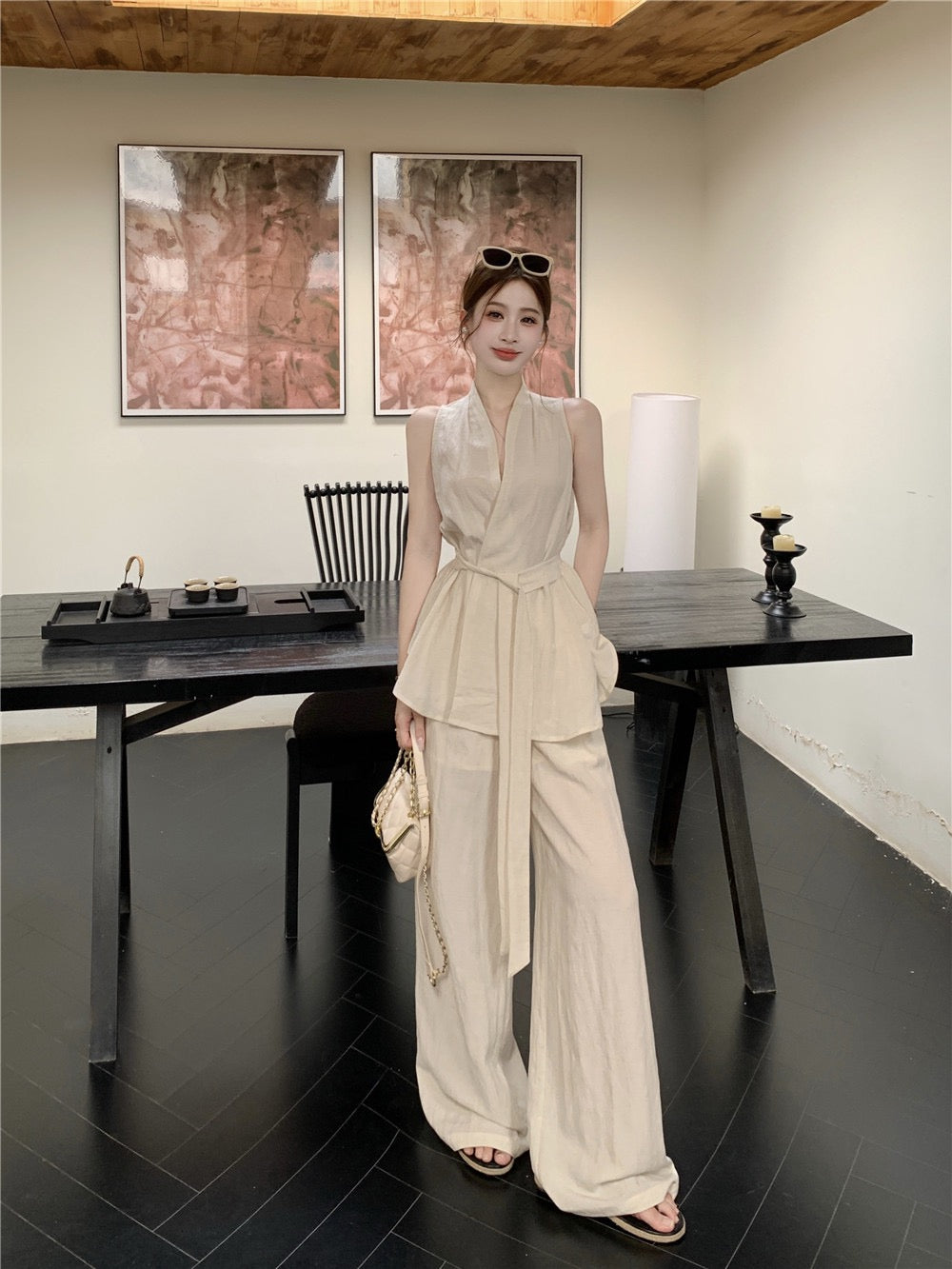 盛夏花期 松弛感韩系套装 Midsummer Bloom Relaxed Korean-Style Outfit