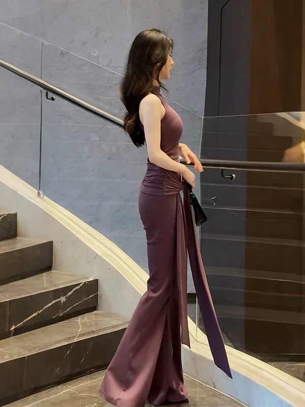 烟熏巴曼 高领无袖喇叭裤套装 Smoky Balmain-Style High Neck Sleeveless Flared Pants Set