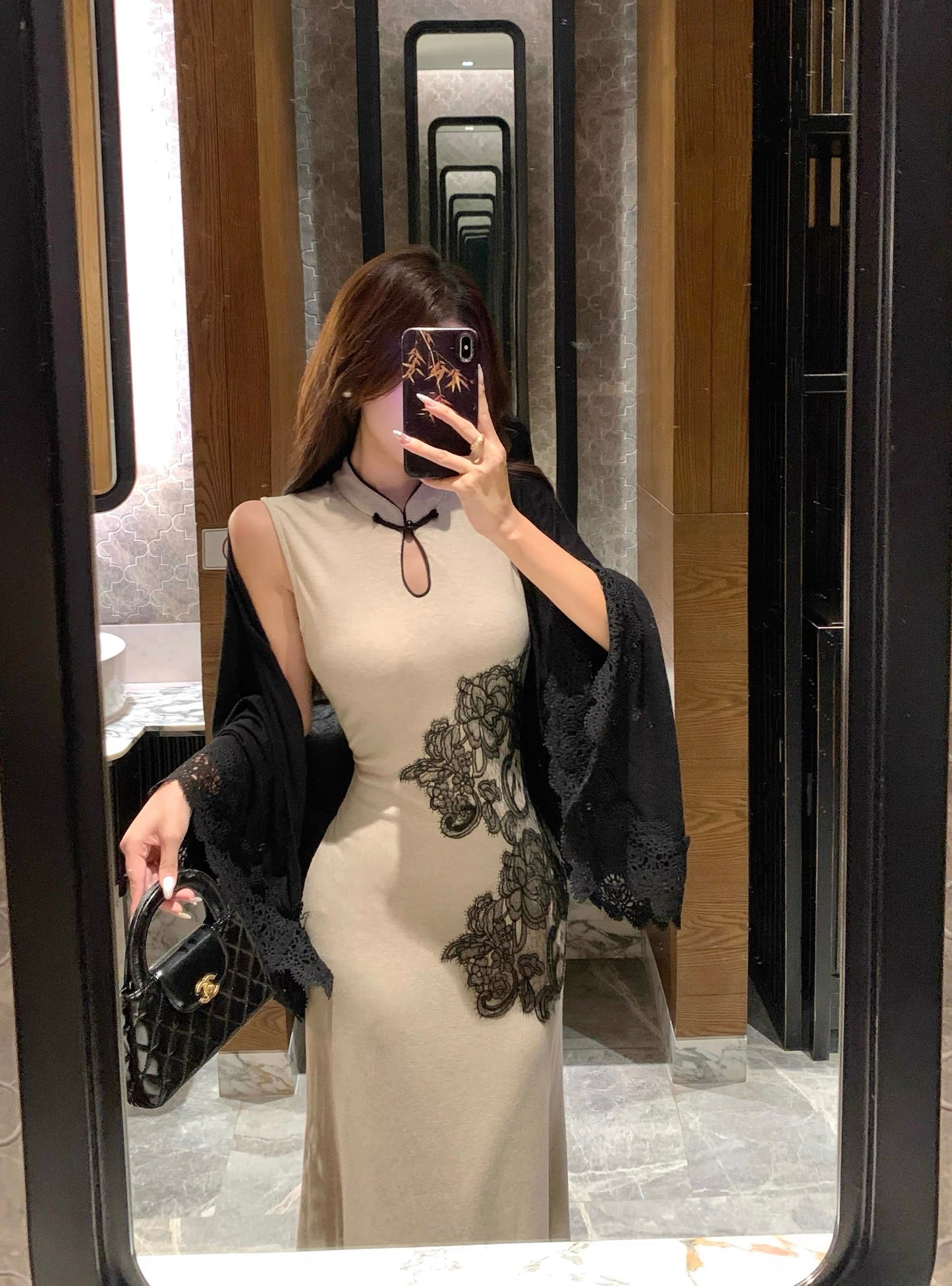 上海姑娘 新中式无袖旗袍开衫套装 Shanghai Girl – Modern Chinese Sleeveless Qipao Cardigan Set