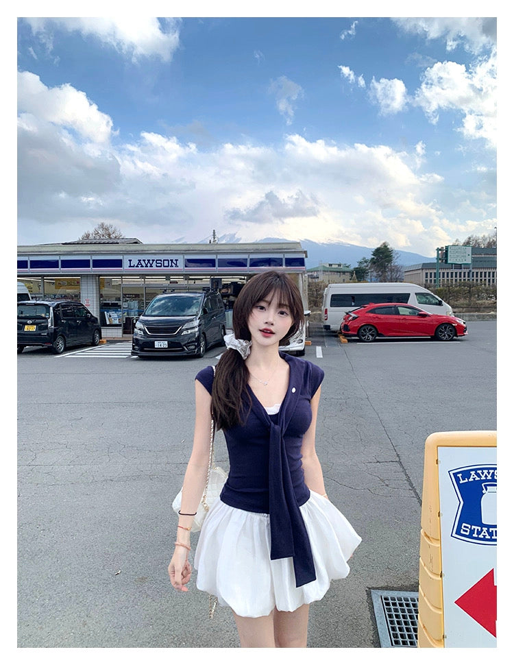 南瓜宝宝 云朵状显瘦花苞裙 Pumpkin Baby Cloud-Shaped Slimming Bubble Dress