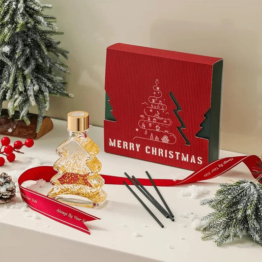 🎁【圣诞礼物】圣诞树金箔香水香薰礼盒装100ML🎄 Christmas Gift Christmas Tree Gold-Foil Perfume & Aroma Gift Set 100ML
