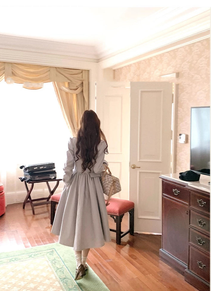 伦敦周末 摩登外套收腰风衣 London Weekend Modern Cinched-Waist Trench Coat