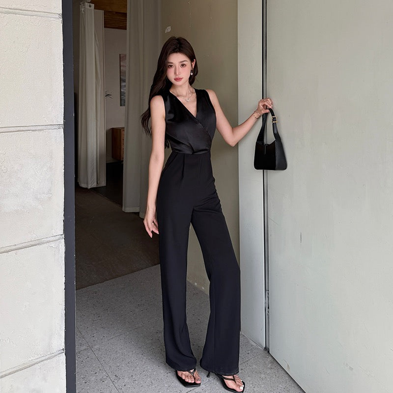 黛绮丝 气质名媛阔腿连体裤 Daiqisi Elegant Socialite Wide-Leg Jumpsuit