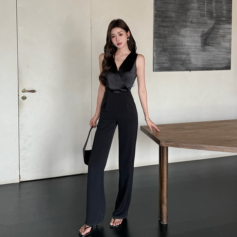 黛绮丝 气质名媛阔腿连体裤 Daiqisi Elegant Socialite Wide-Leg Jumpsuit