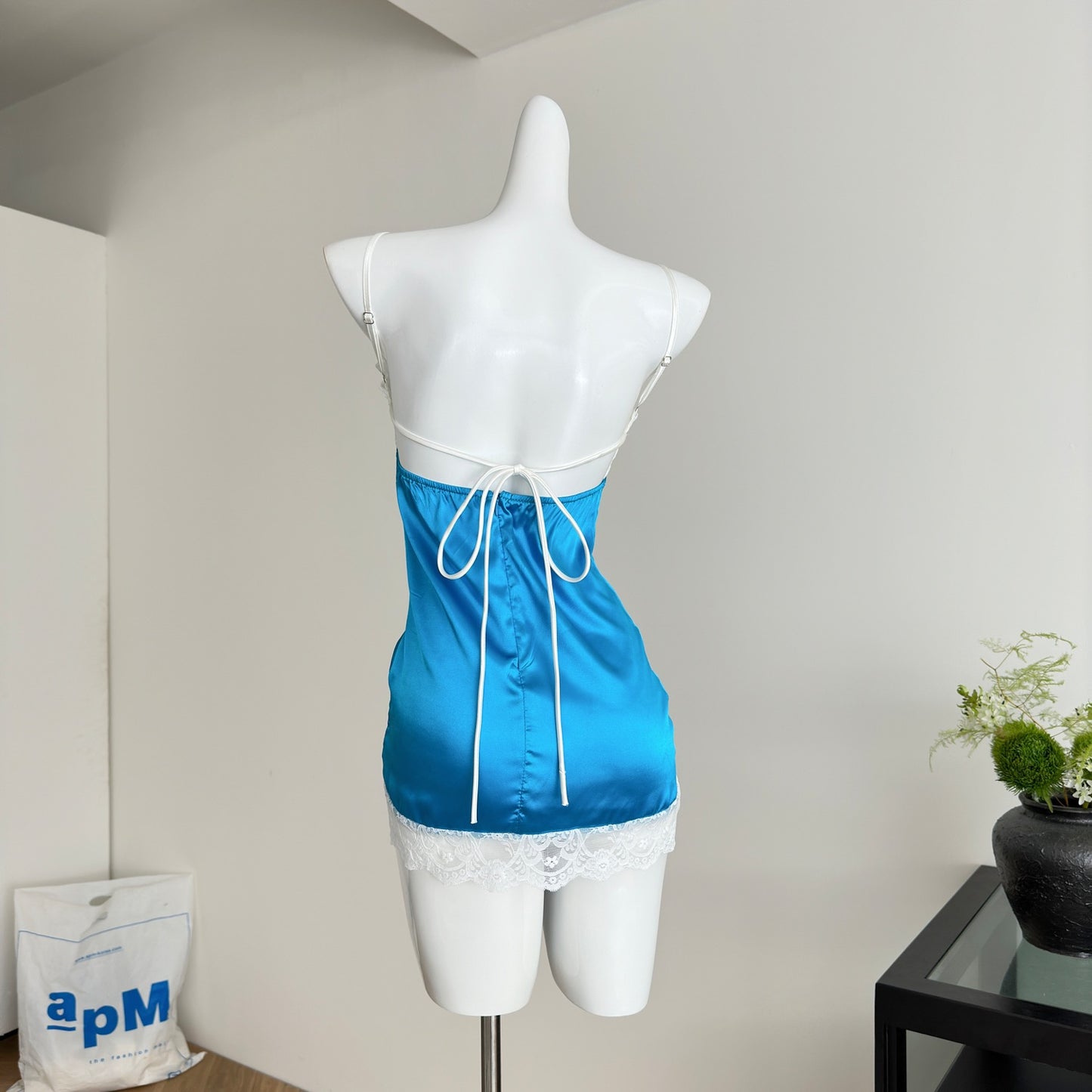 辣酷一夏 露背绑带拼接球衣连衣裙 Hot & Cool Summer: Lace-Up Patchwork Jersey Dress