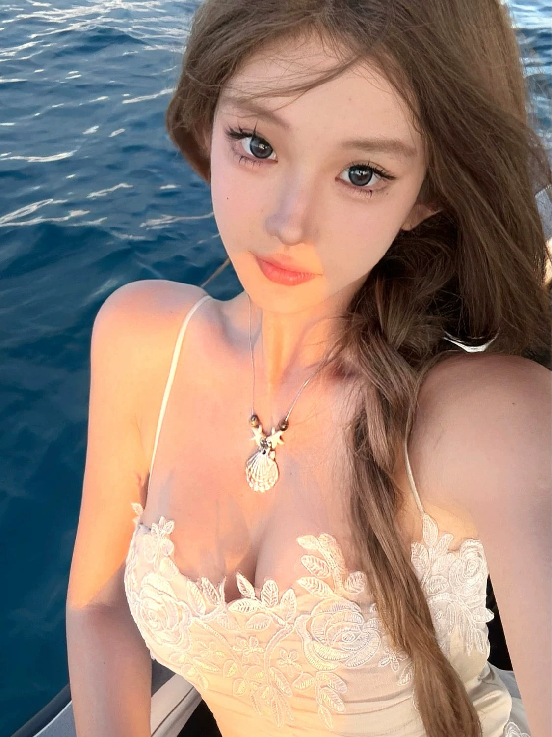 爱神仙子 花朵波浪吊带连衣裙 Fairy of Love Floral Ruffled Spaghetti Strap Dress