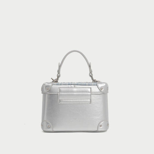 Kira Silver Muse Denim Bag