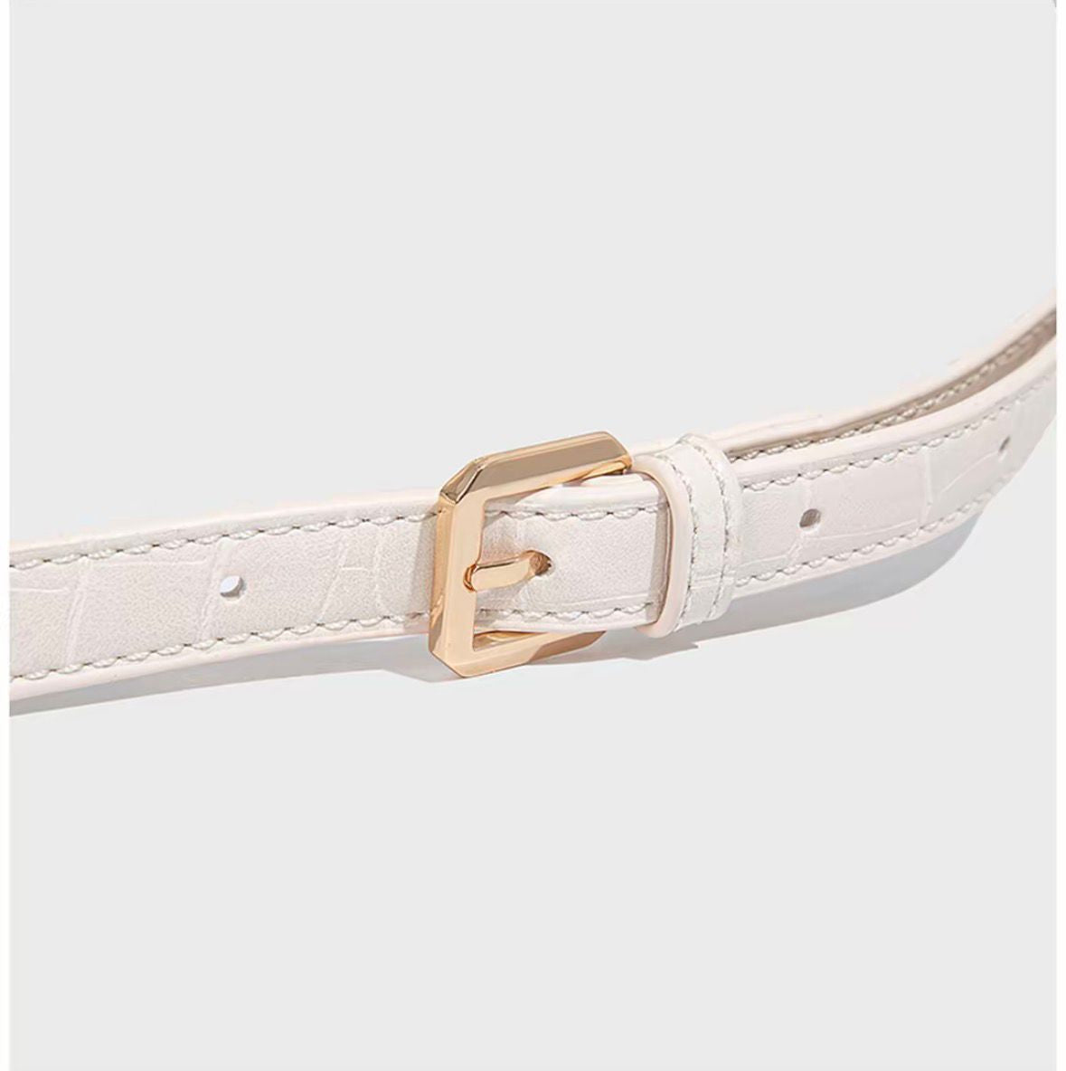 Kally Croc-Embossed Leather Bag