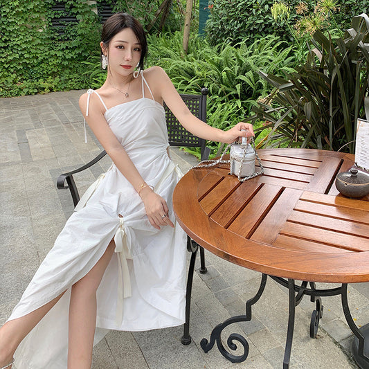 高定 - 夏季镂空不规则吊带裙 Summer Hollow Irregular Dress