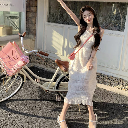 夏季初恋系白色连衣裙 Summer Lovely White Dress