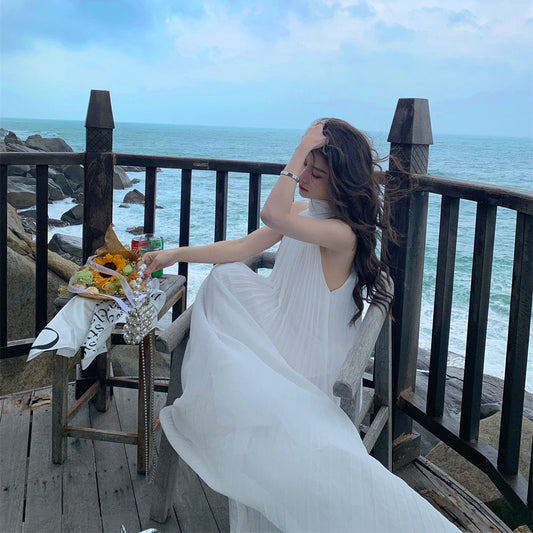 夏季浪漫百褶连衣裙 Summer Romantic Pleated Dress