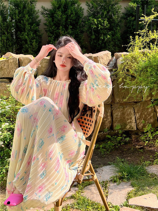 夏季时尚仙女灯笼袖连衣裙 Summer Fashion Fairy Lantern Sleeve Dress