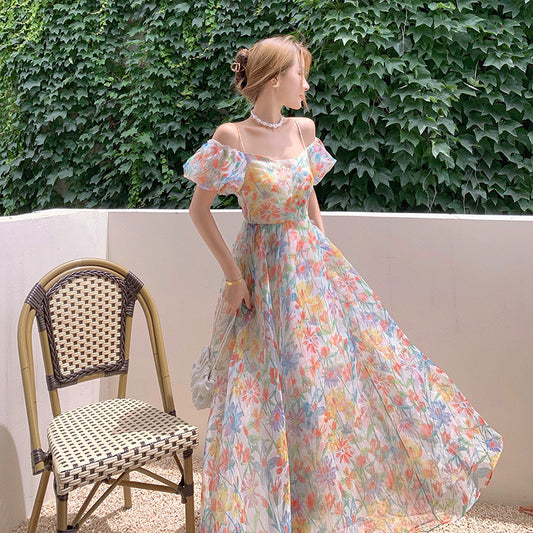夏季初恋碎花连衣裙 Summer First Love Floral Dress